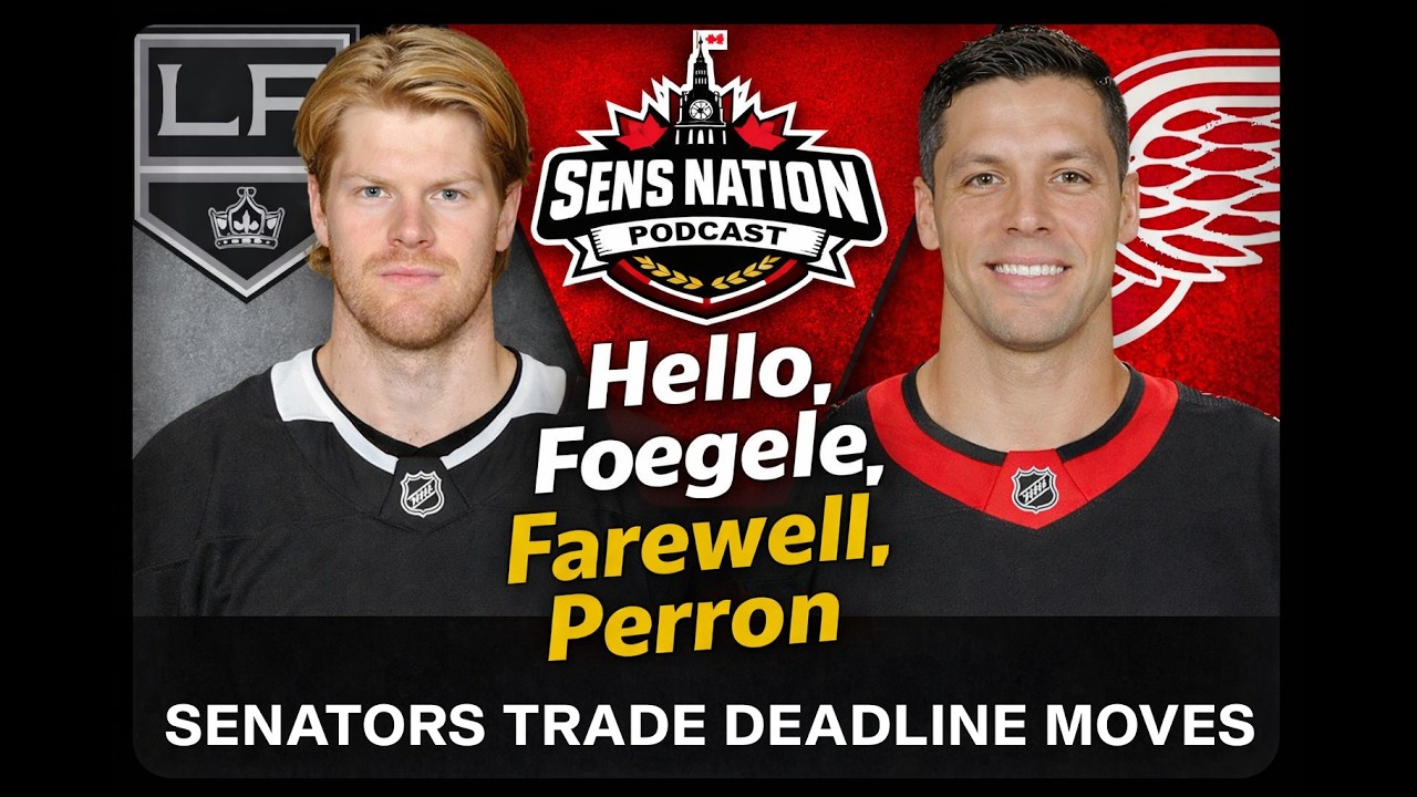 Senators Acquire Foegele at the Trade Deadline, Bid Farewell to Perron