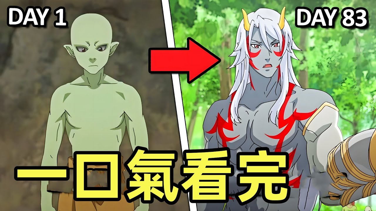 一口氣看完【怪物轉生】1~12全集完整版，轉生成哥布林，最強吞噬技能，新番