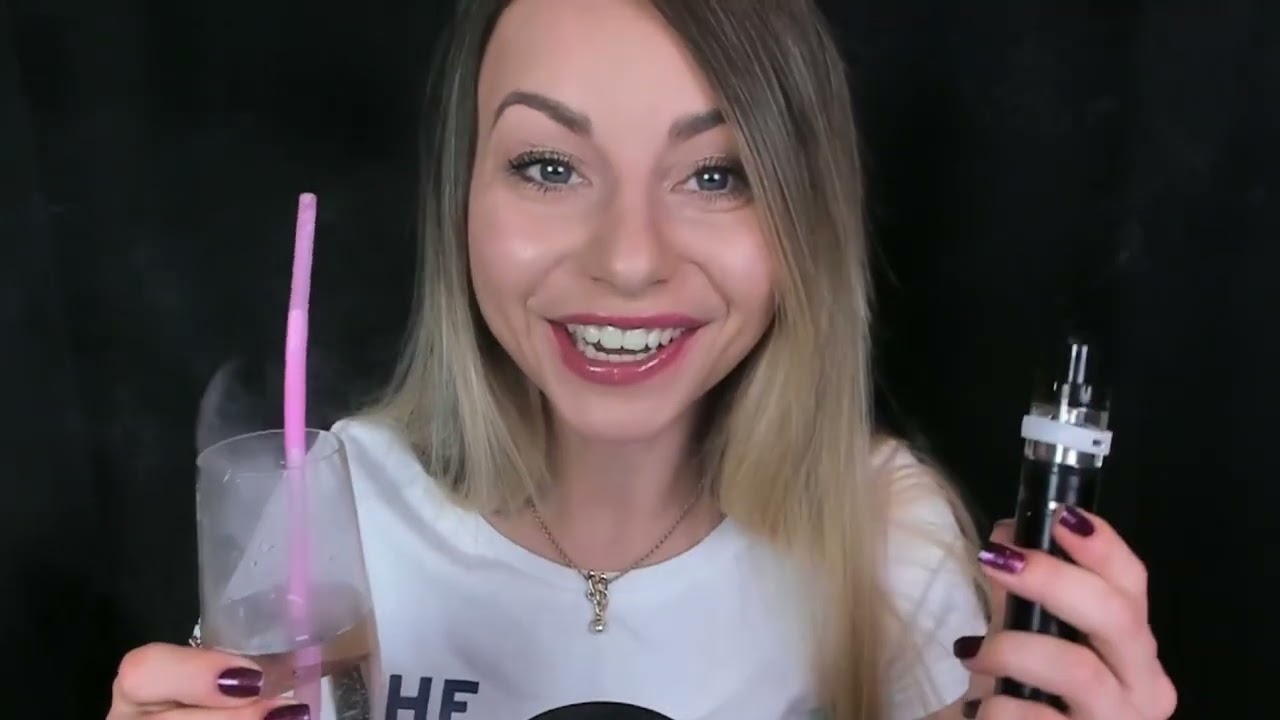Black Kitty ASMR Вейп 💨 Паровая терапия 🎧 ASMR Vaping into Your Ears 👂Cloud THERAPY 💨 VapeSourcing
