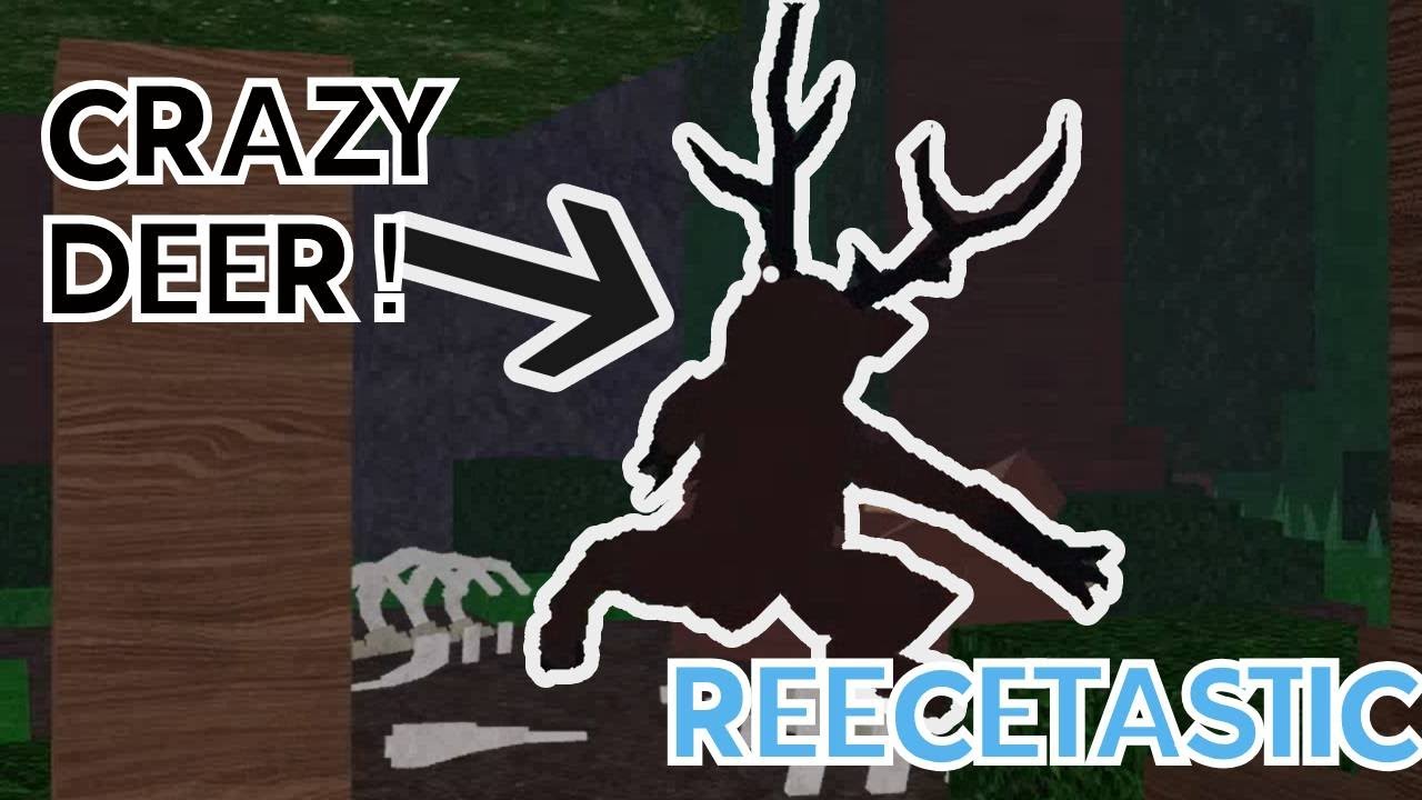 Surviving a CRAZY DEER In ROBLOX!!! (99 Nights in the Forest)