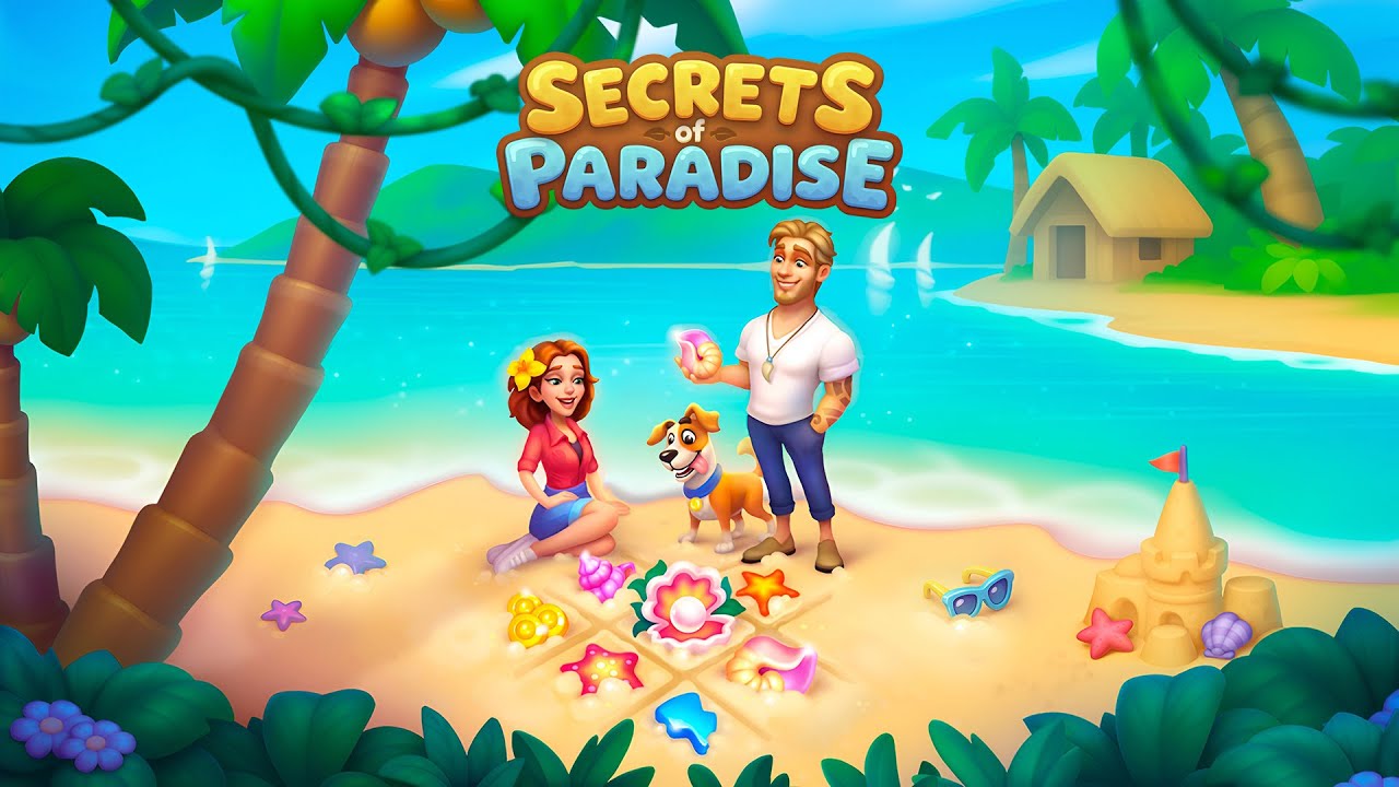 Secrets of Paradise merge game | Promo