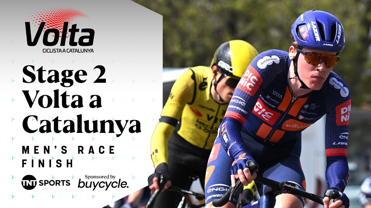 WHAT A FINISH! 👏 | 2025 Volta a Catalunya Stage 2 Men's Final KM's | TNT Sports Cycling