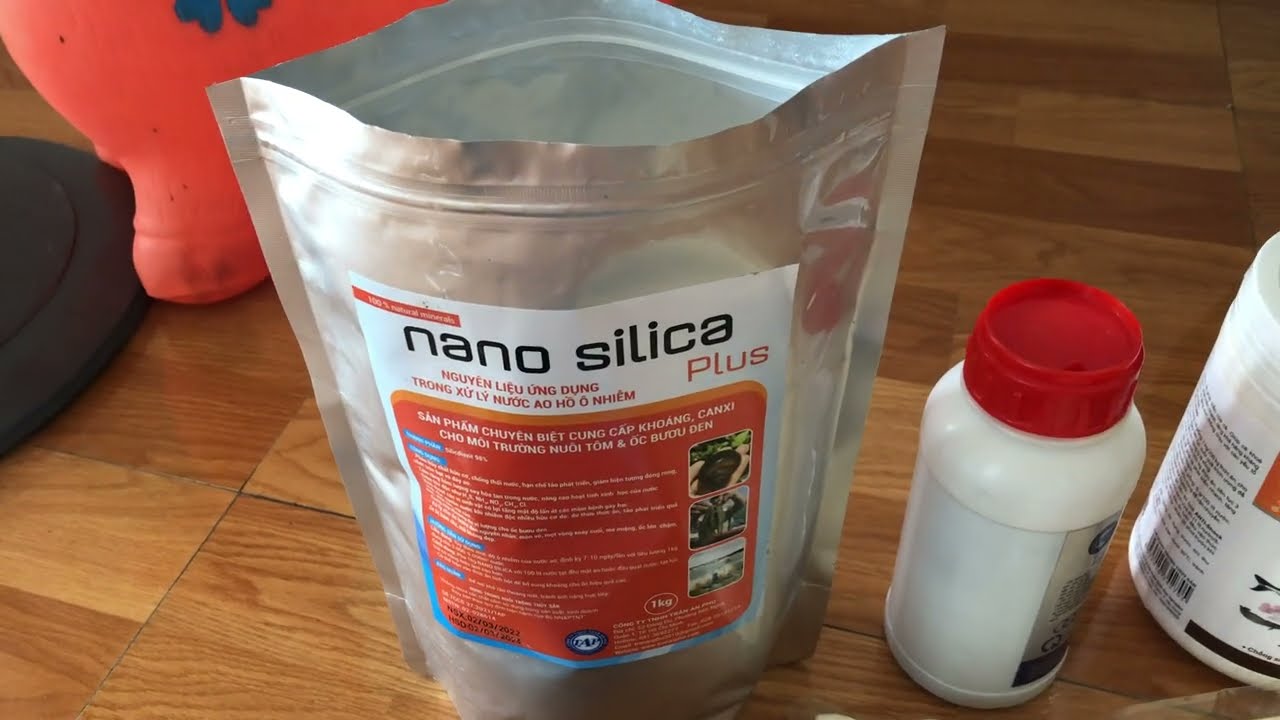 Thuốc nano silica mới siêu khoáng trị mòn võ chậm lớn cho ốc