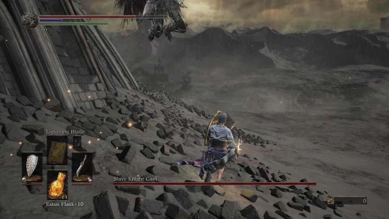Beating Gael with a bandit's knife