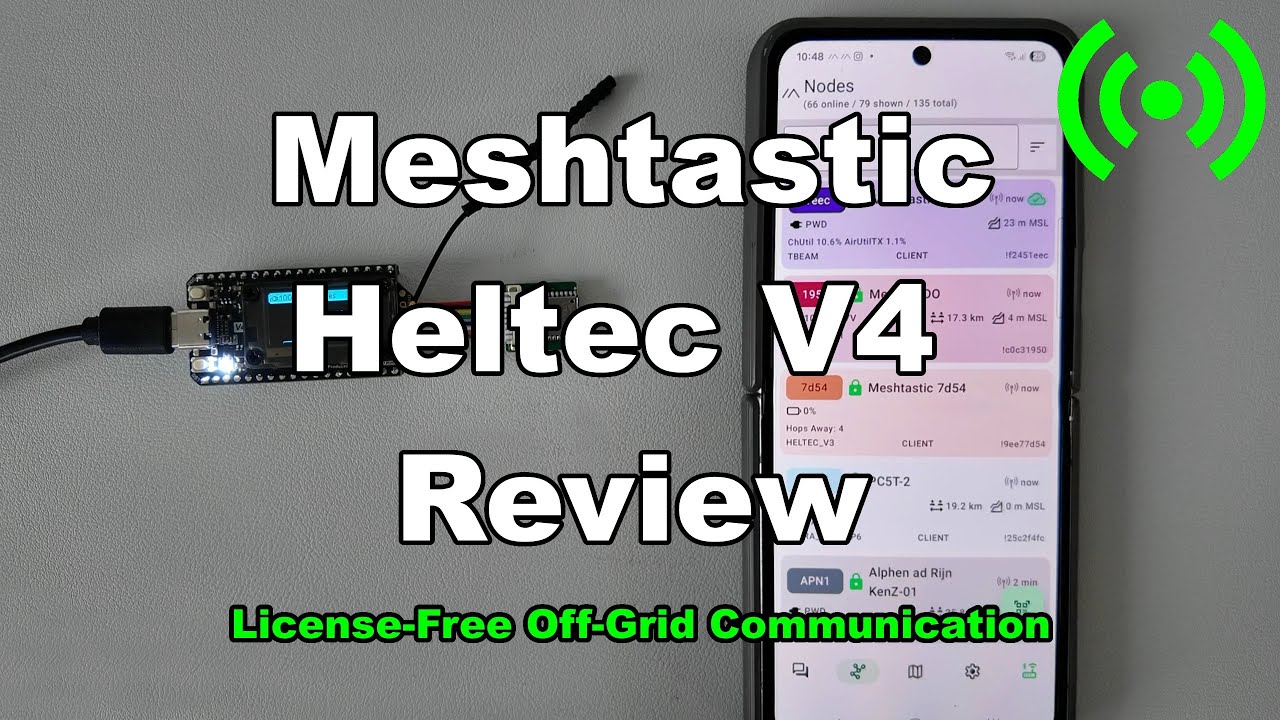 Meshtastic Heltec V4 - Распаковка и обзор