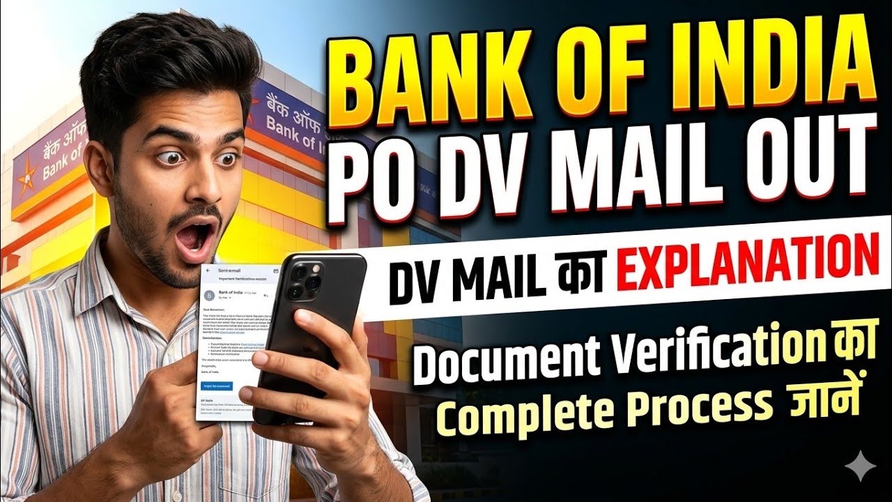 Bank of India PO DV Call Letter Out  | Document Verification ,Medical and Full Joining Process