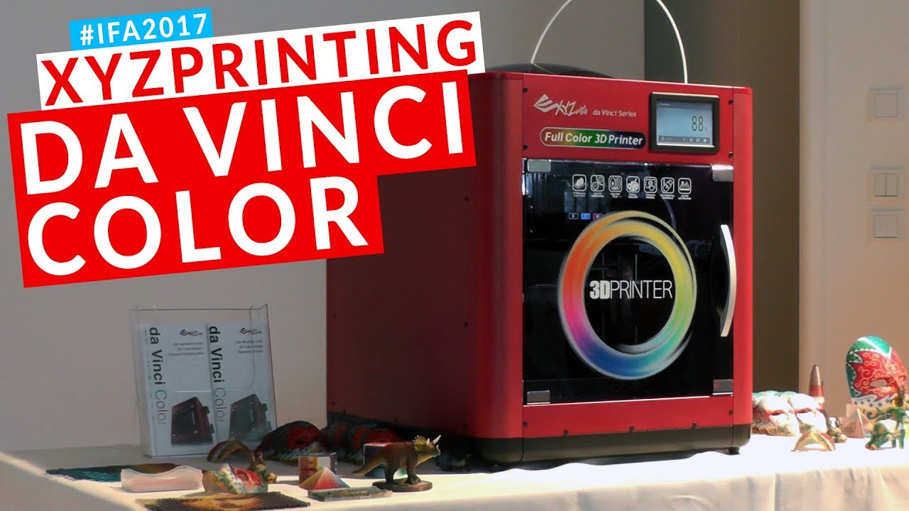 XYZ Printing Da Vinci Color: la stampante 3D a colori grazie alla tecnologia 3DColorJet