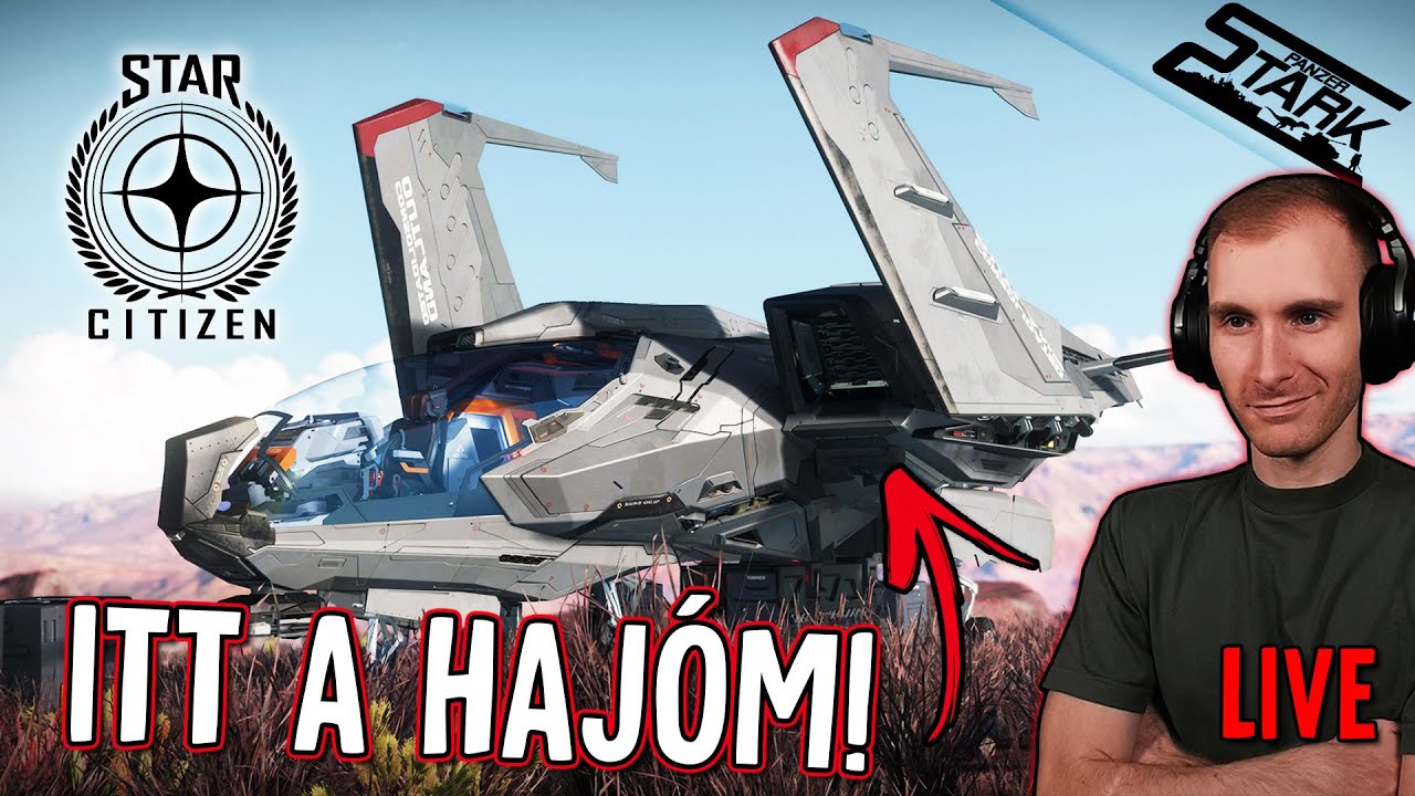 Star Citizen - 1.Rész (Űrhajókadét szolgálatra jelentkezik!) - Stark LIVE