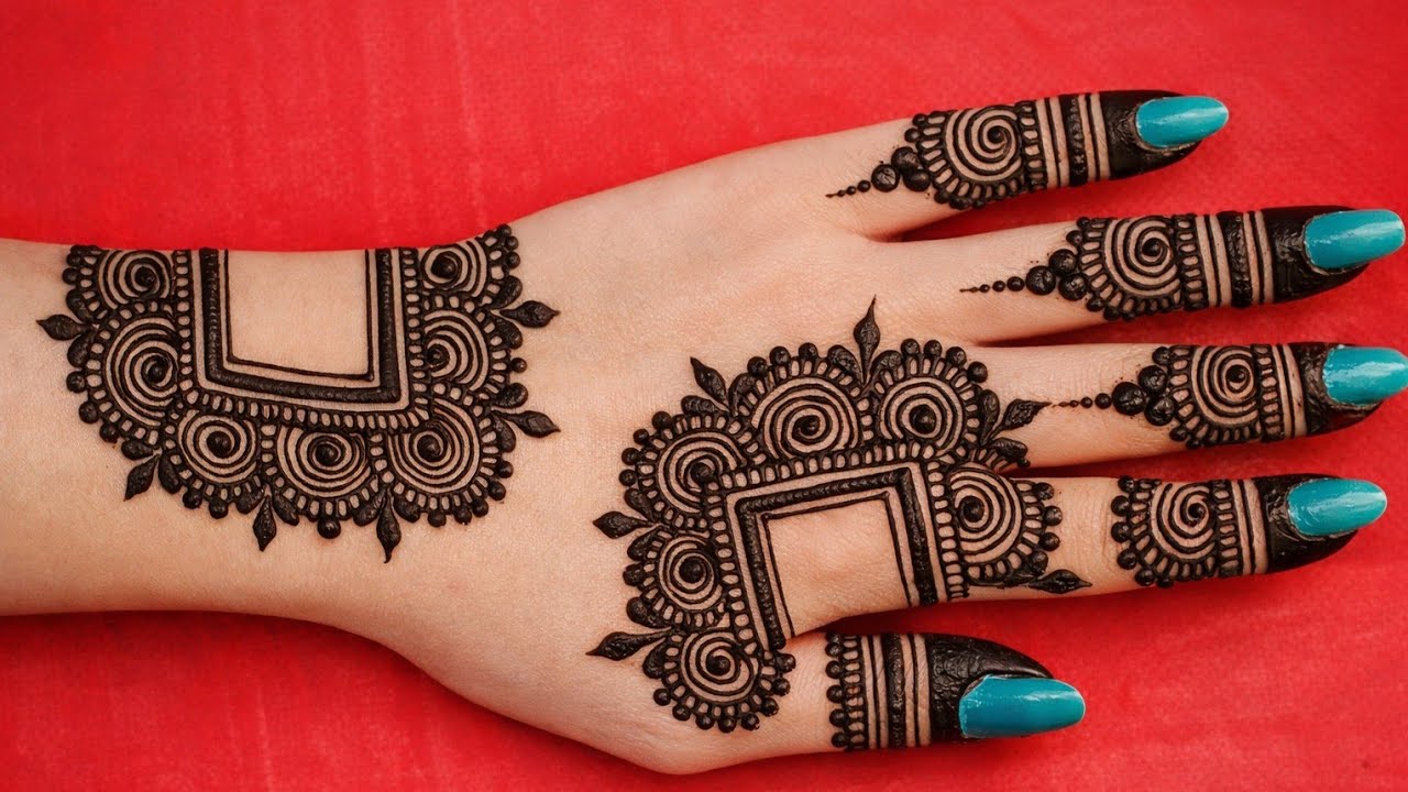 Easy stylish new mehandi design | simple mehandi design | easy mehandi design | mehandi design 2026