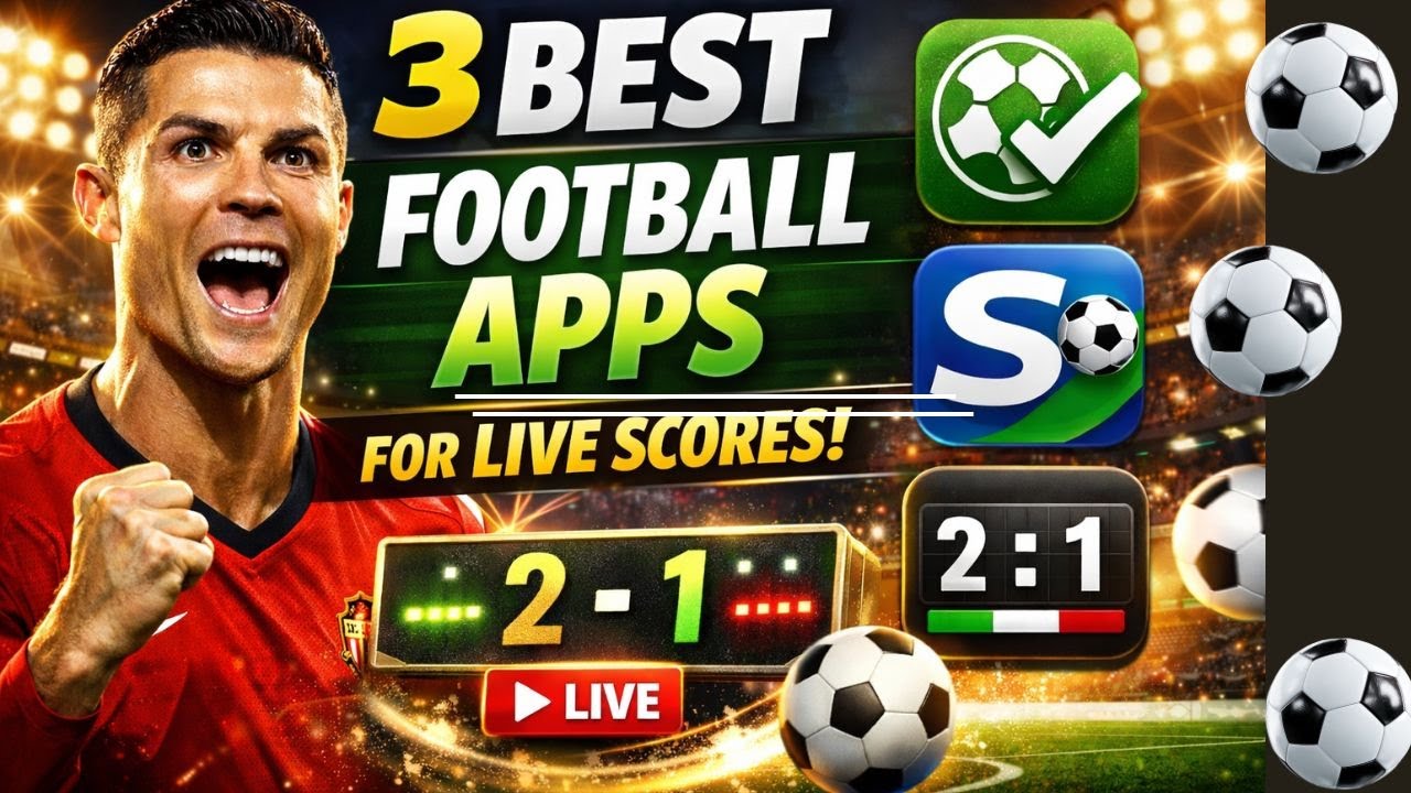 Best Football Apps for Live Scores/ Track Live Football Matches