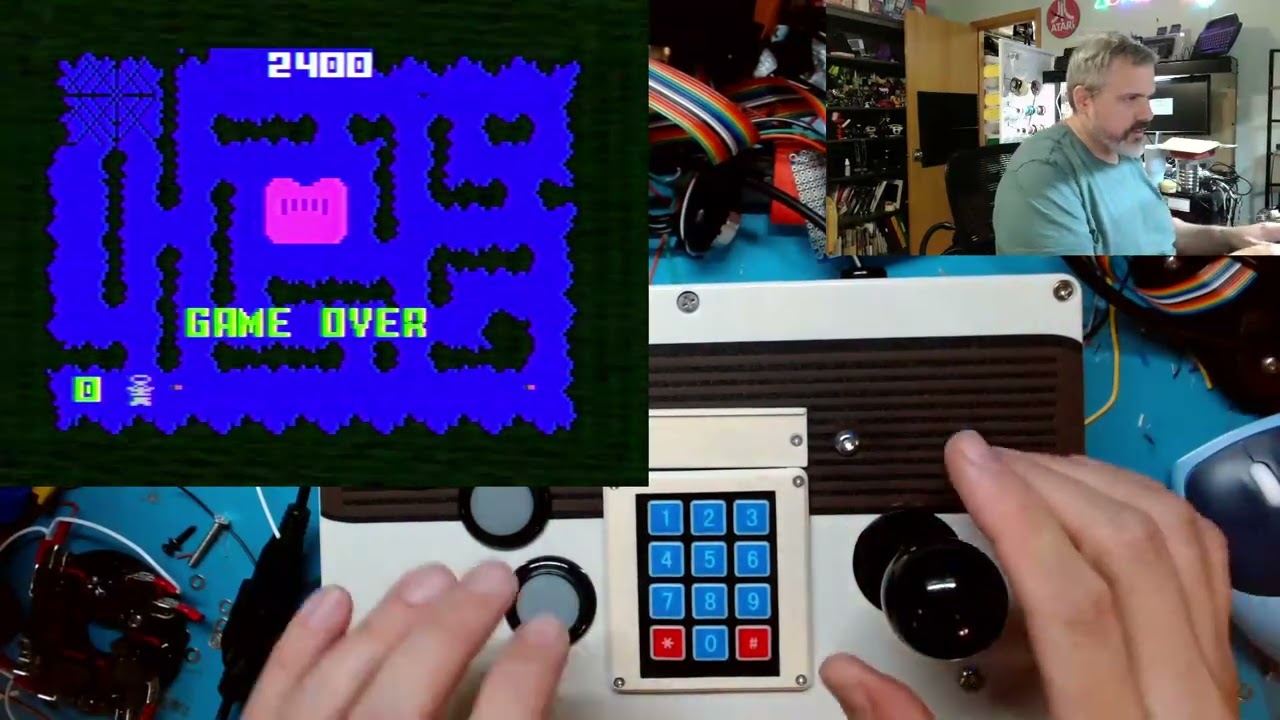 What's on my workbench, IntelliVision II v2.0 Super Video Arcade, final test, 5200 repair and demo.