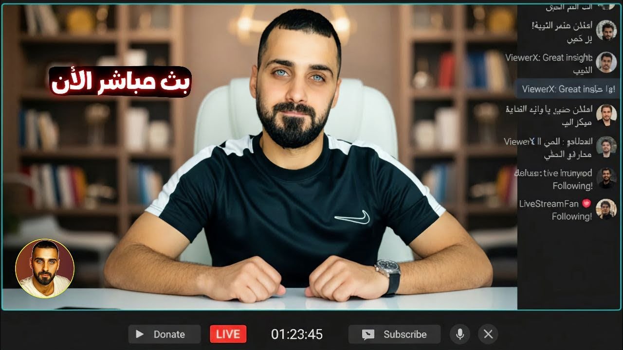 بث متنوع وجلسة تفاعلية ونقاش حر مع ادهم العفير .. 🔴