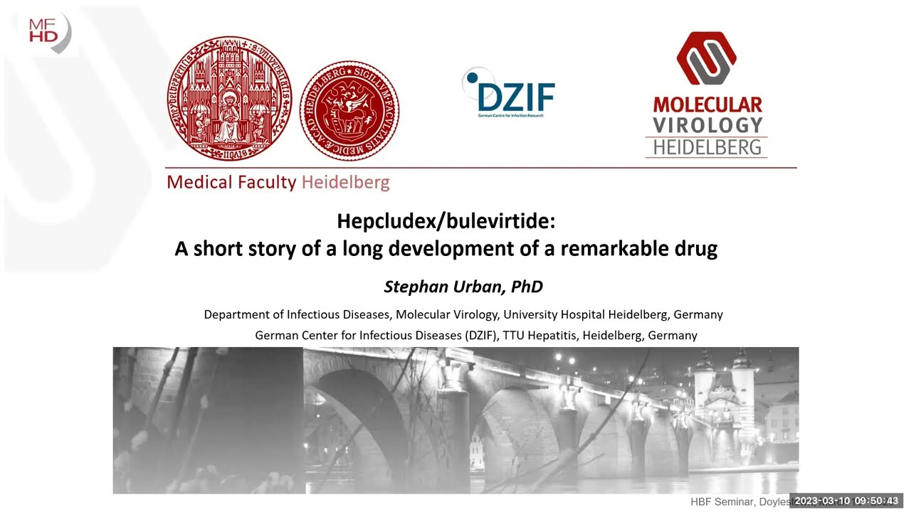 Dr. Stephan Urban: 2023 Baruch S. Blumberg Prize Recipient Seminar
