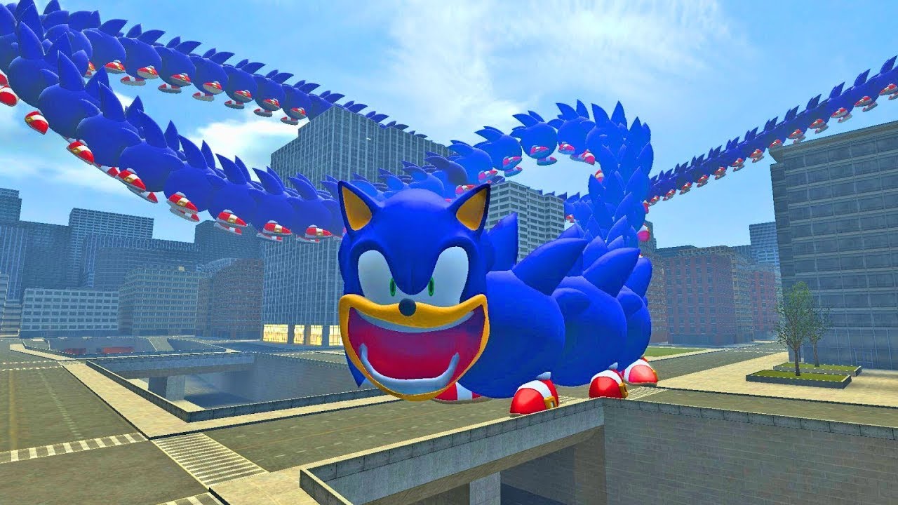 NEW ROBLOX HUNGRY SONIC WORM VS SHIN SONIC TAPES in Garry’s Mod