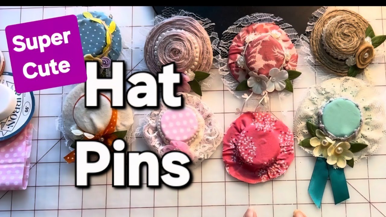 Hat Pins Favors, Shower Favors, Baby Shower Favors, Wedding Favors #scrapfabric #sewingtips #quilted
