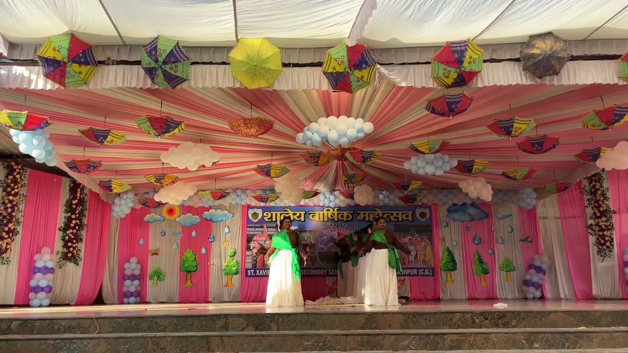 Earth 🌎theme Dance || khoya hai song || Annual day 2025 Santi Bhawan (HM) jashpur #dance #school 