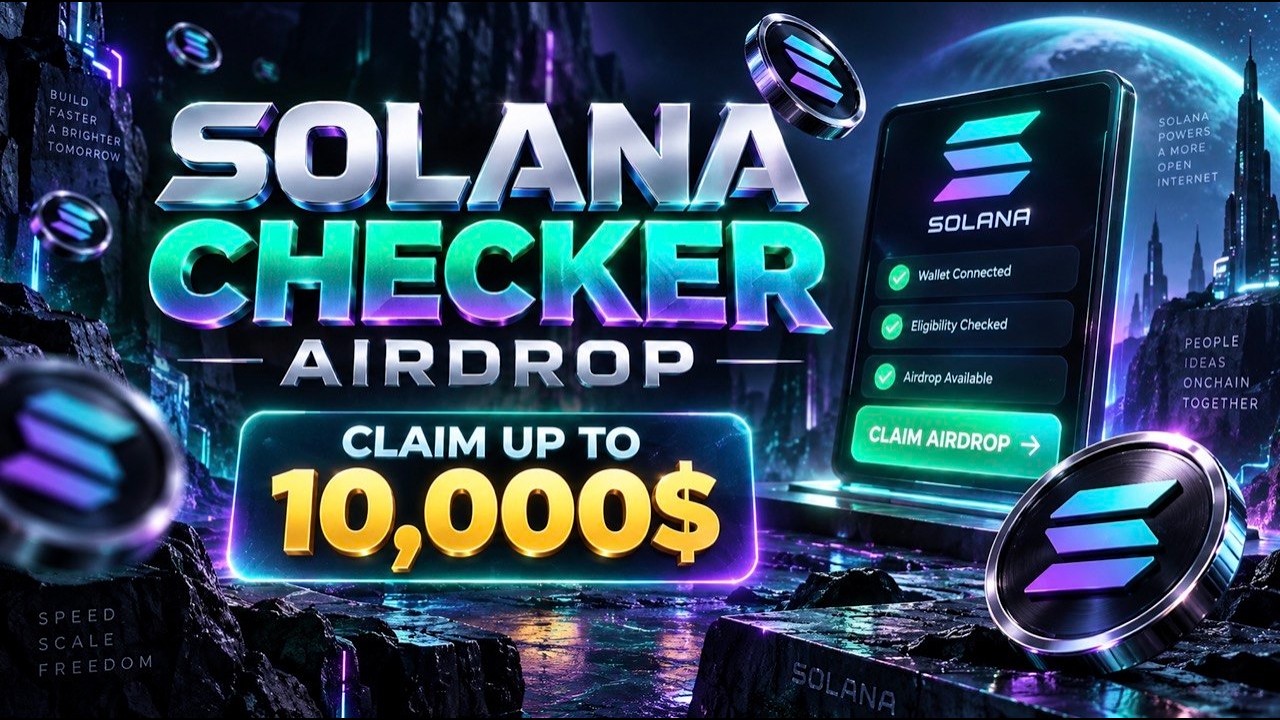 Solana Airdrop 2026 &ndash; Check Wallet Eligibility | Claim Up To $10,000 Sol Tokens