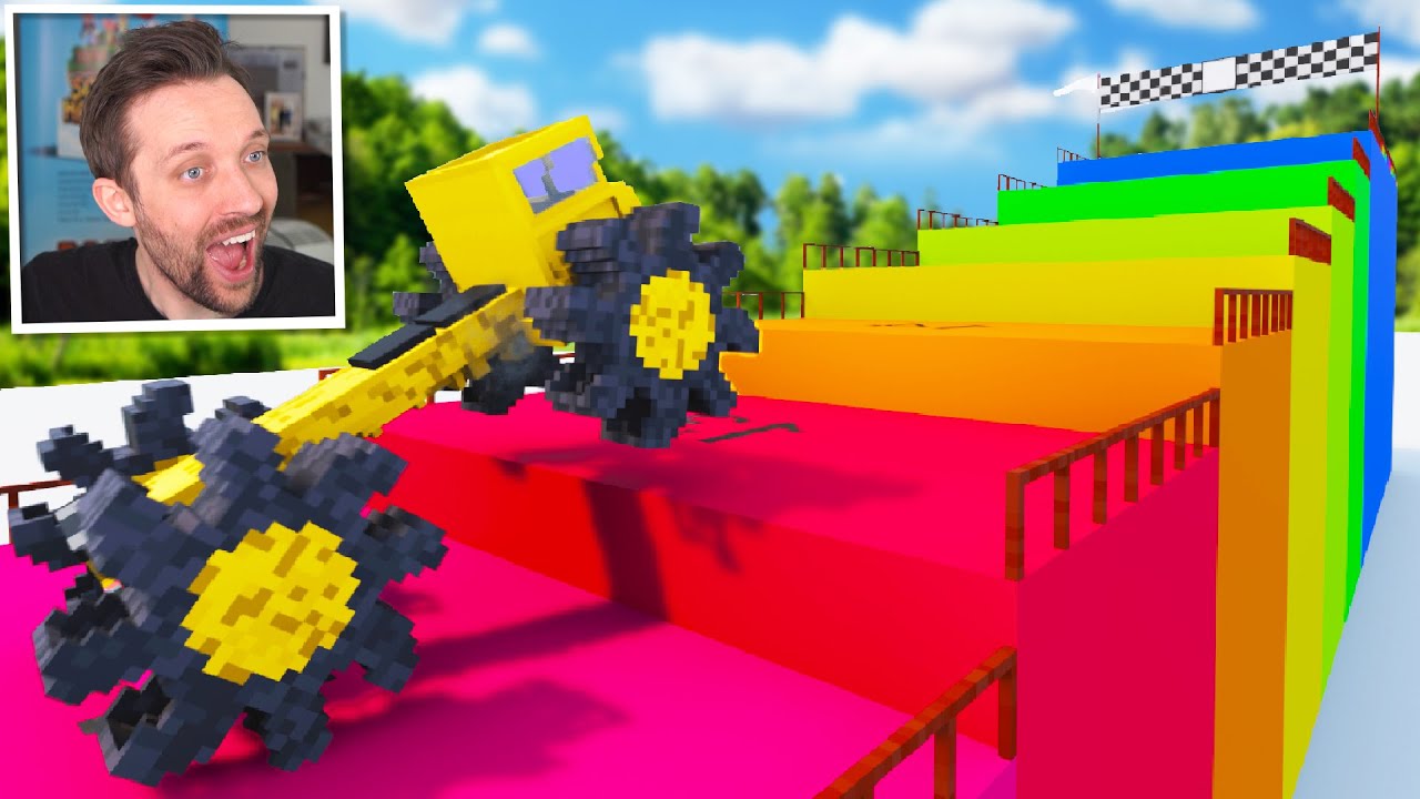 Ich FAHRE DIE REGENBOGE TREPPE HOCH!