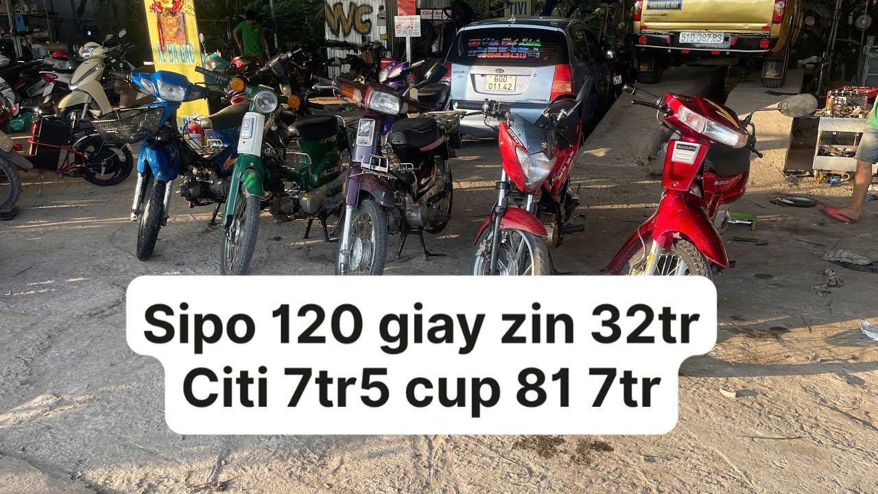  Nhập doi xe Citi nhat Sipo giấy zin 120 gia 7tr500 