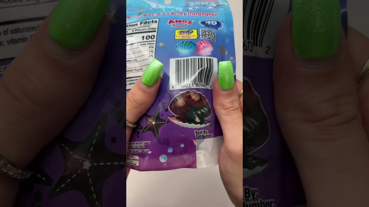 4D Mermaid Jewels Filled Gummies 🪼