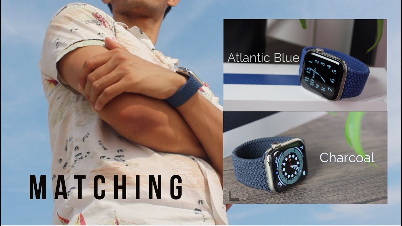 Match Watch Faces/Styling ATLANTIC Blue + CHARCOAL Braided Solo Loop - FULL REVIEW