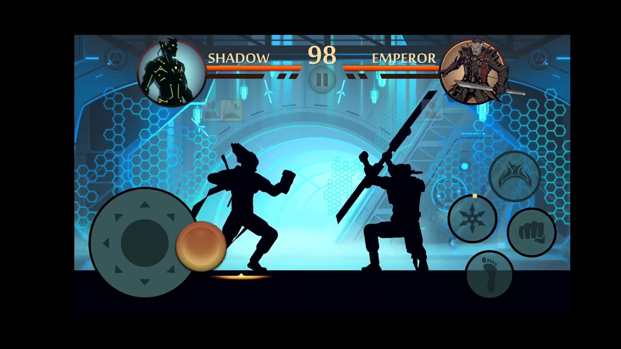 trying to kill titan bodyguards and titan and May shadow fight 2 so hard