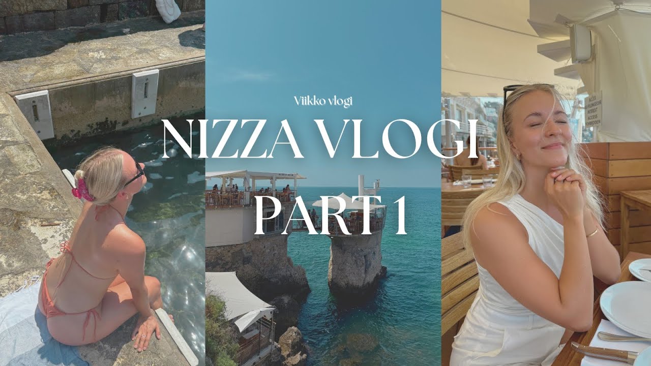 Vlogi: Ensimm&auml;inen p&auml;iv&auml; Ranskan Rivieralla + Bocca Mar & Le Plongeoir 🥂🌊