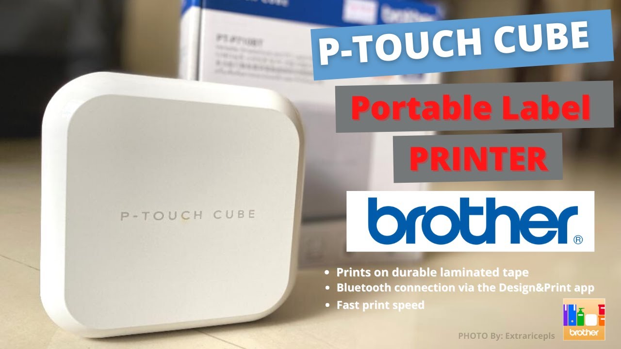Latest Brother P-TOUCH CUBE (PT-P710BT) LABEL PRINTER Unboxing + App Set Up