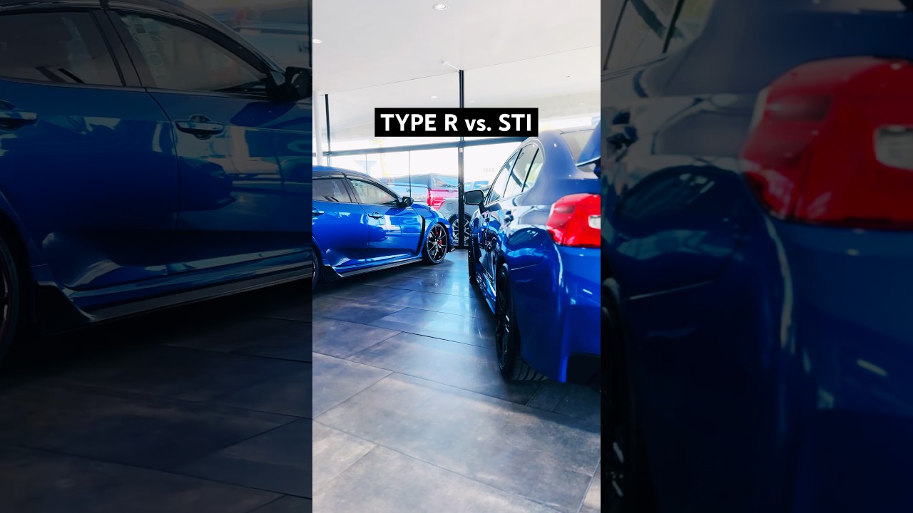 Which Would You Choose? Honda Civic Type R or Subaru WRX STI? #honda #subaru #fk8 #wrx