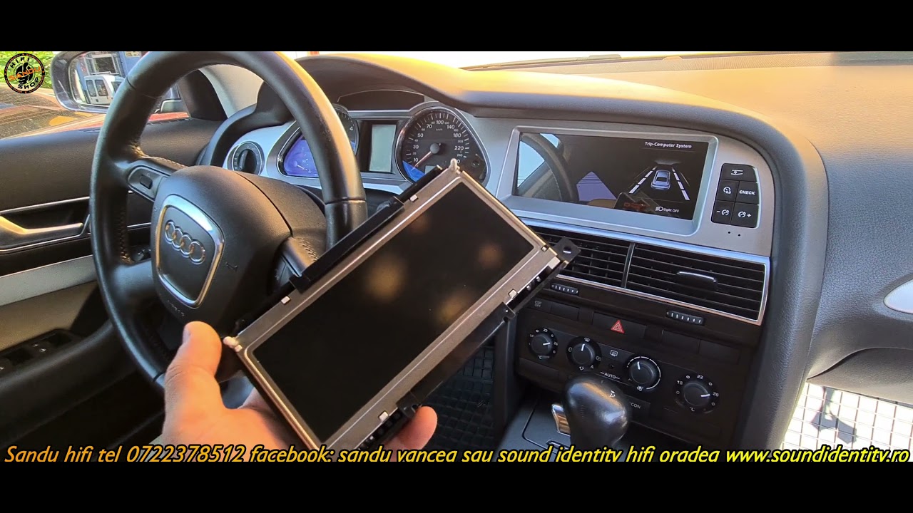 ☎️0722378512 AUDI A6 C4 4F MMI MONOCHROM ECRAN ROSU VS ANDROID #sanduhifi #audi #audia6c6