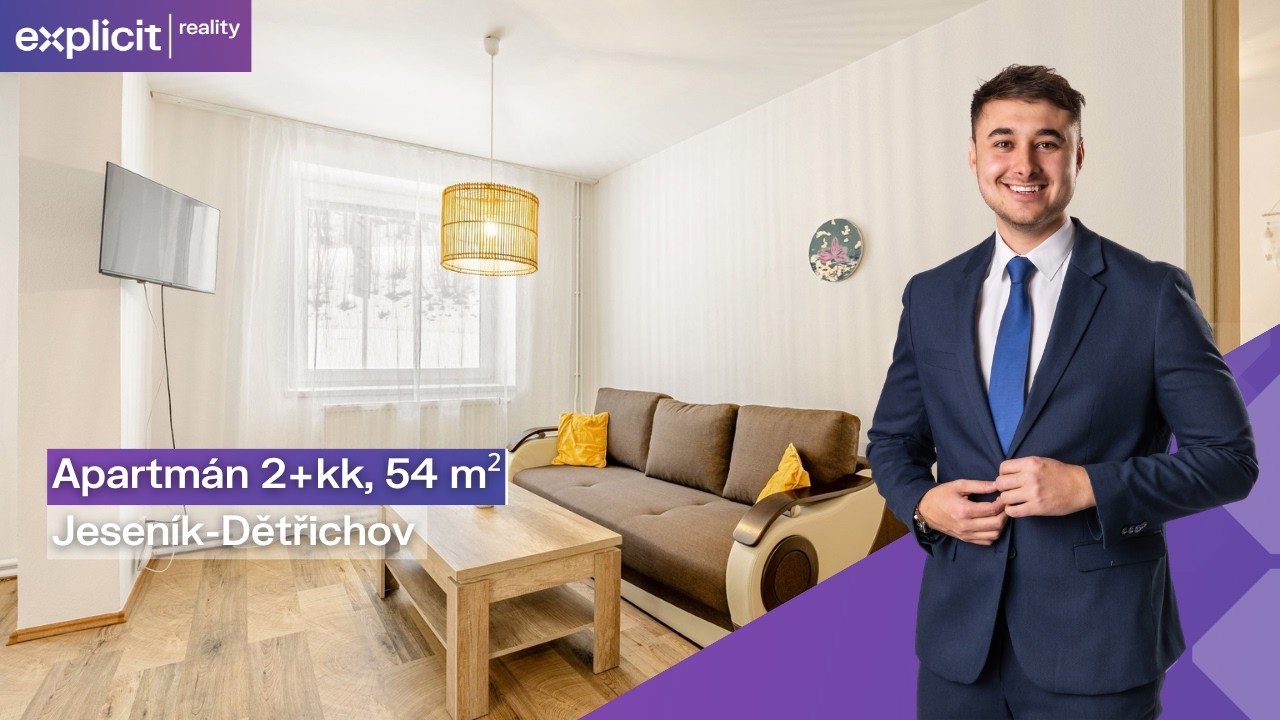 Martin Souček - Prodej apartmánu 2+kk 54 m², Jeseník - Dětřichov