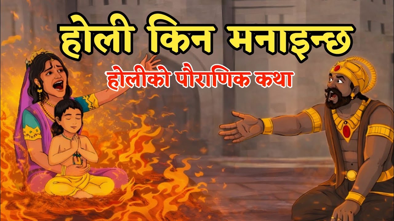फागु पूर्णिमा होलीको पौराणिक कथा || होली किन मनाइन्छ? होली सम्बन्धित सम्पूर्ण इतिहास जान्नुहोस्।