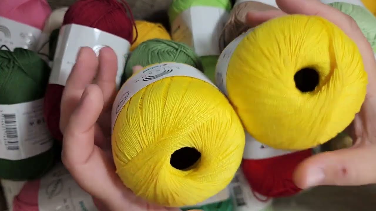 Пропавшая посылочка с пряжей, Распаковка