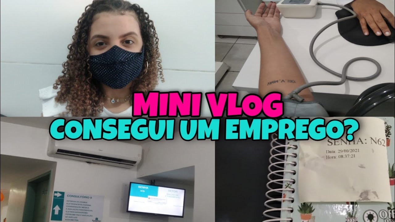 MINI VLOG • BATE PAPO + FAZENDO EXAME ADMISSIONAL *finalmente*