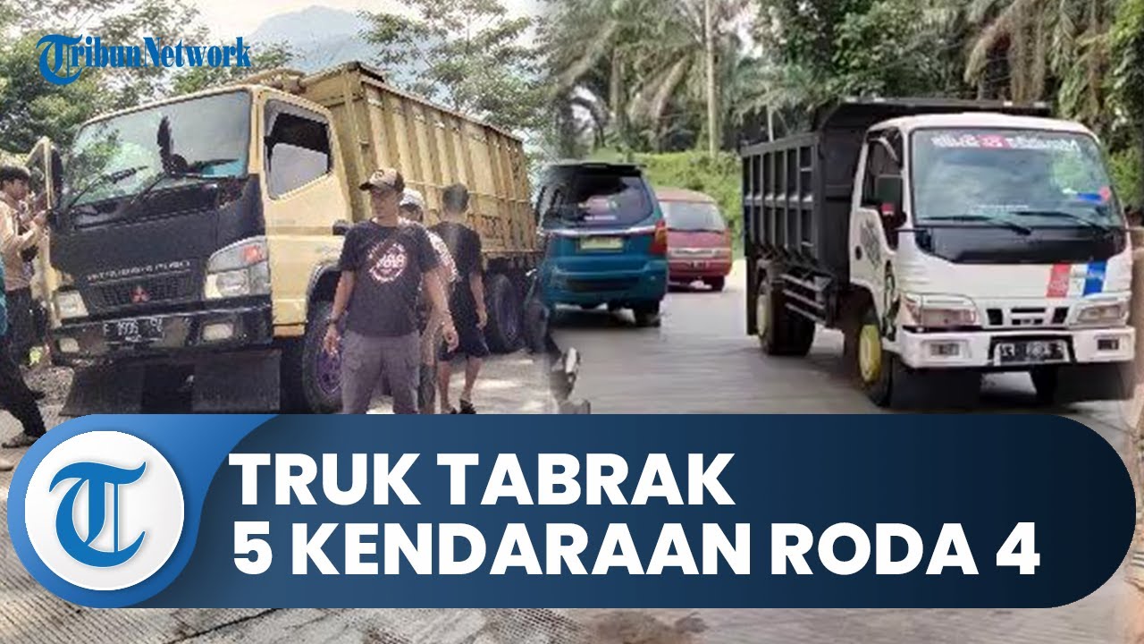 Bogor Hari Ini: Laka Beruntun di Cigudeg, Sopir Truk Kabur saat Tak Kuat Nanjak hingga Tabrak Angkot