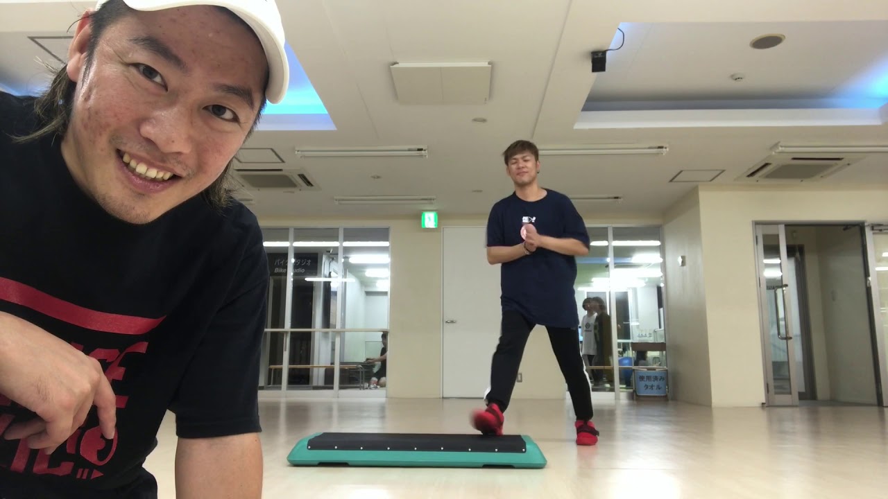Fitness4 STEP choreography6と7