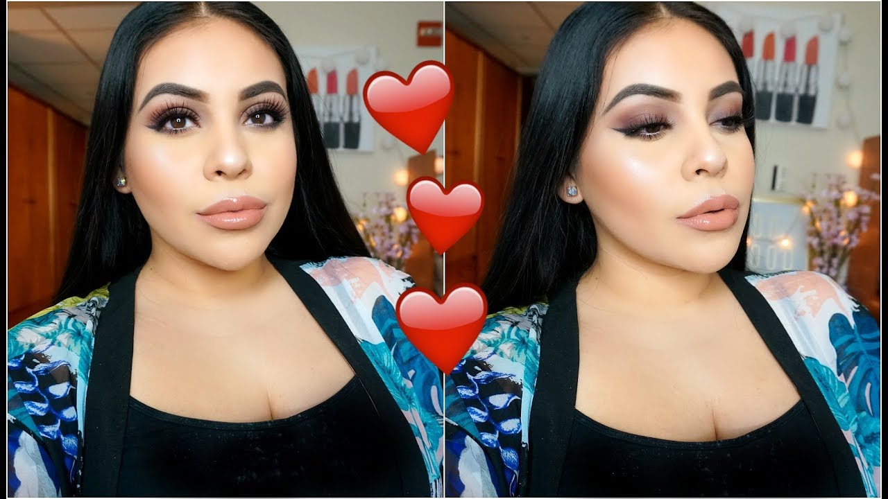 Drugstore Valentine's Day Makeup Tutorial 2018 | JuicyJas