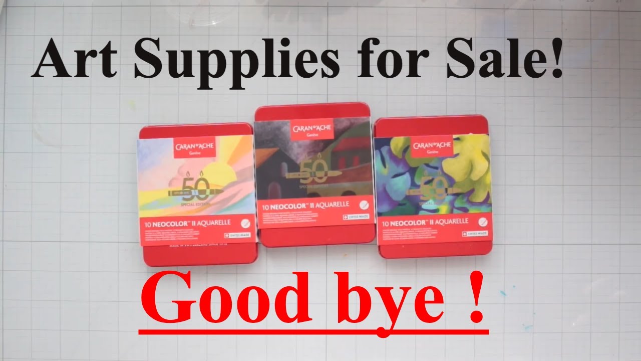 Huge Art Supplies Destash Sale! Daniel Smith | Copic | Watercolor