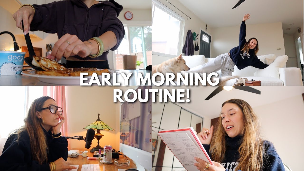 Getting back in a healthy morning routine (+ new couch reveal!)