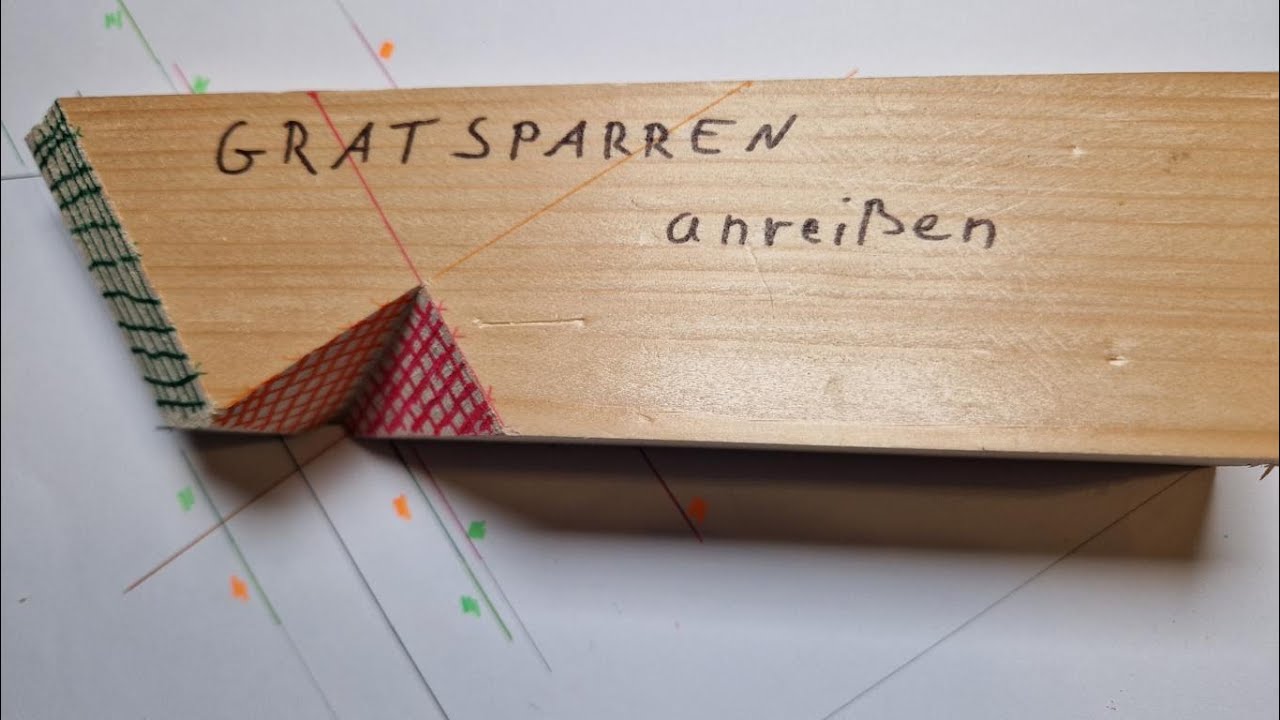 Anreißen aus 1:1 Aufriss - Modellbau und Gesellenprüfung