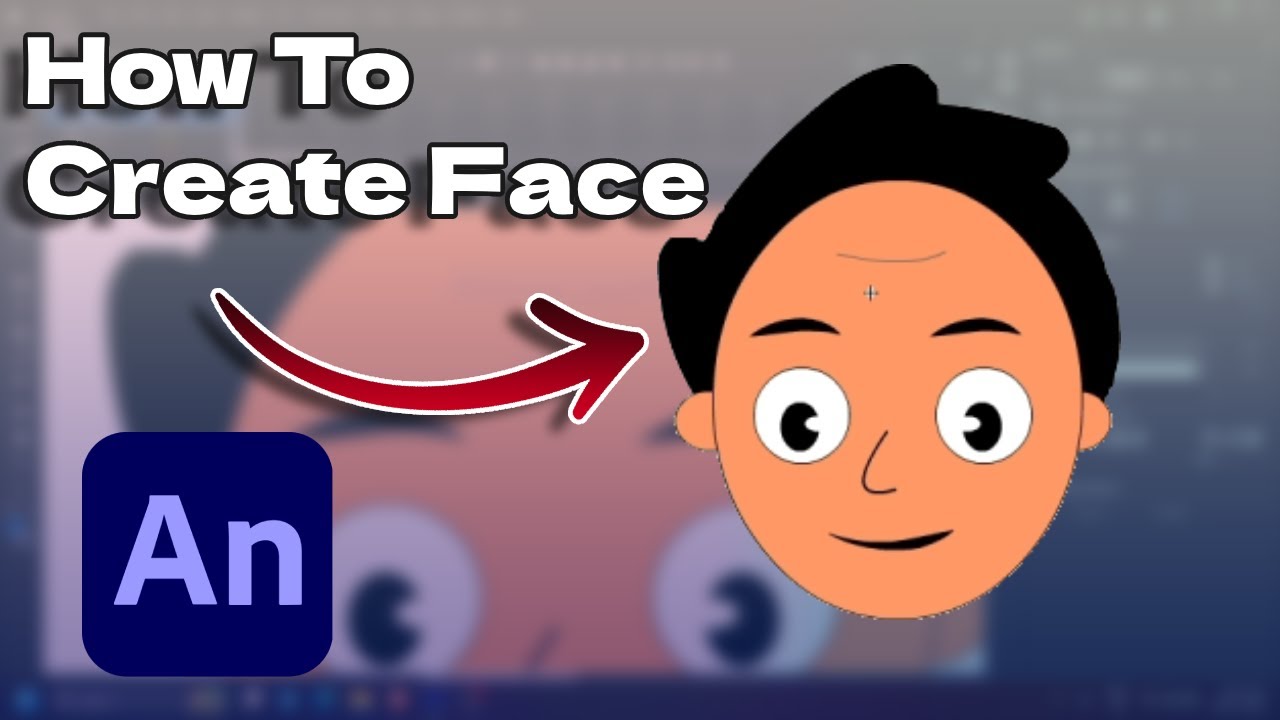 Step By Step 2D Character Face Creation in Adobe Animate | Beginner Friendly Tutorial