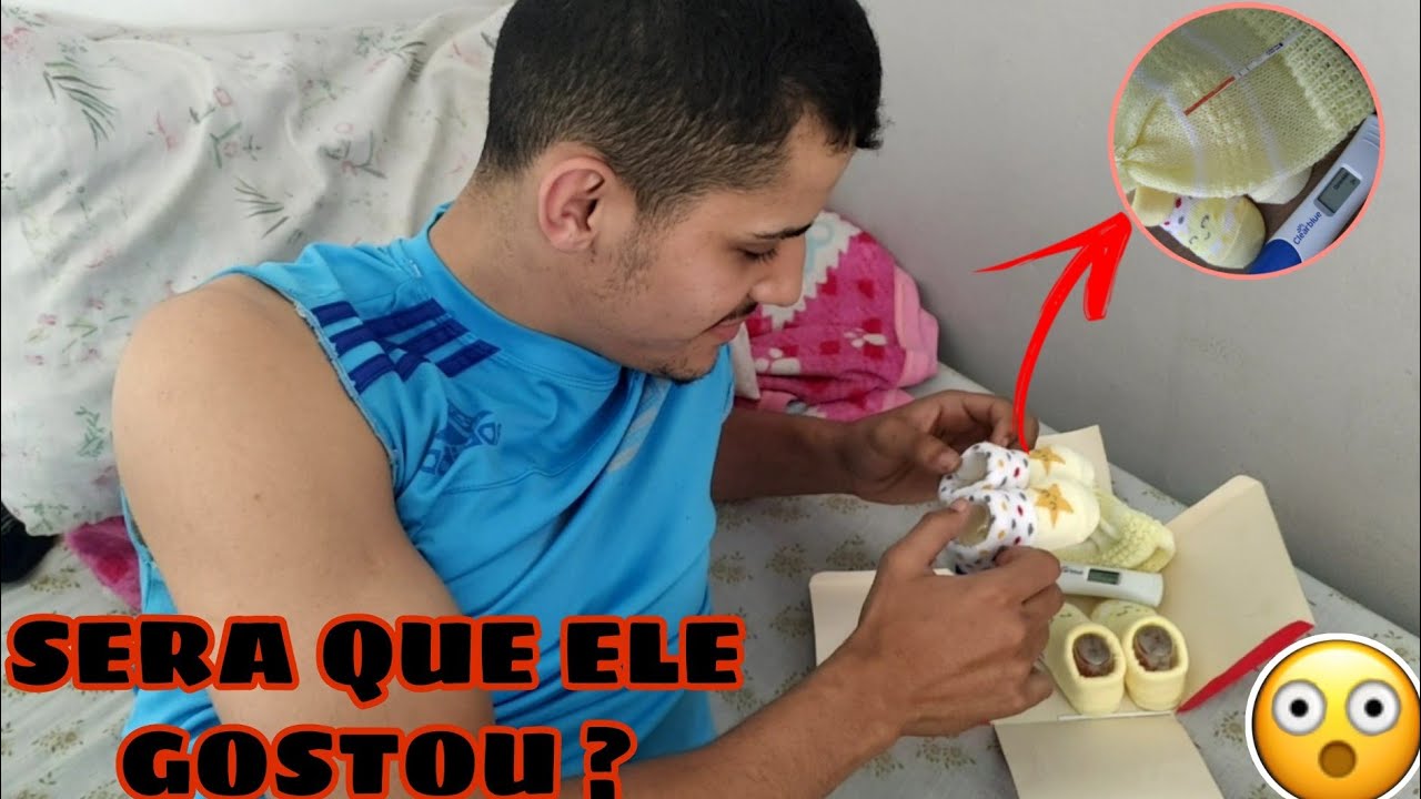 VOCÊ VAI SER PAPAI/REAÇÃO DELE 😍❤️