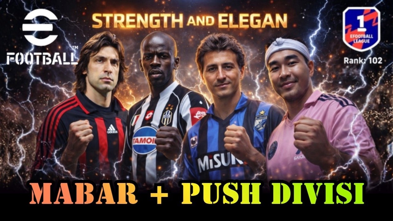 🔥 POWER VS ELEGANCE! PIRLO x THURAM x FERRI PUSH RANK BARBAR | EFOOTBALL 🎮🏆