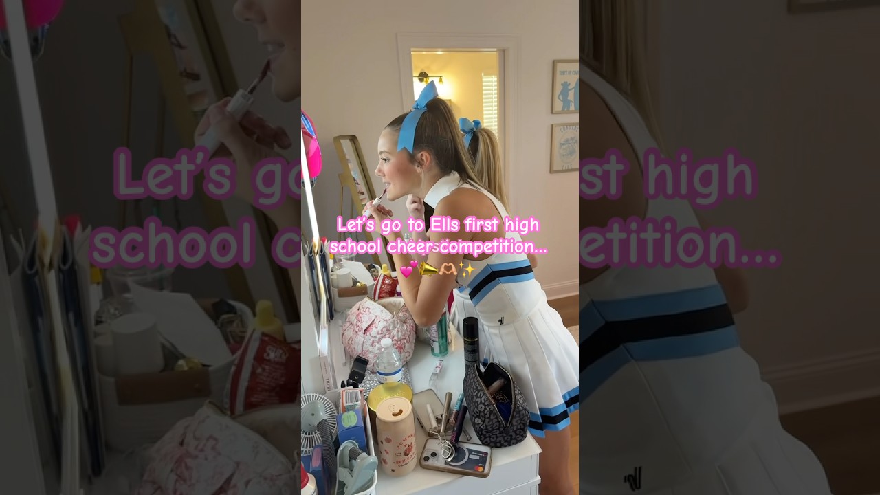 Cheer life 💕📣🫶🏼 #cheer #cheerleader #preppy #fyp #mom #daughter #ootd #gwm #lifestyle #makeup