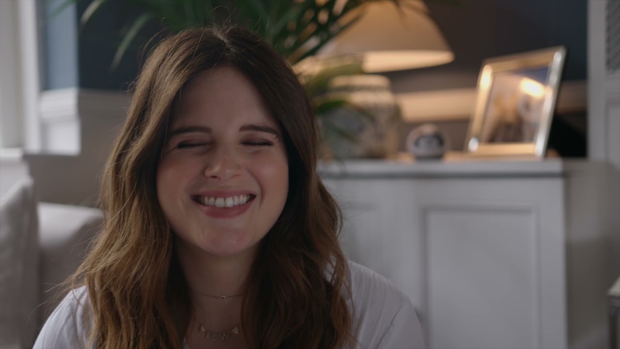 Binky and India at home with Alexa and Echo Dot Kids