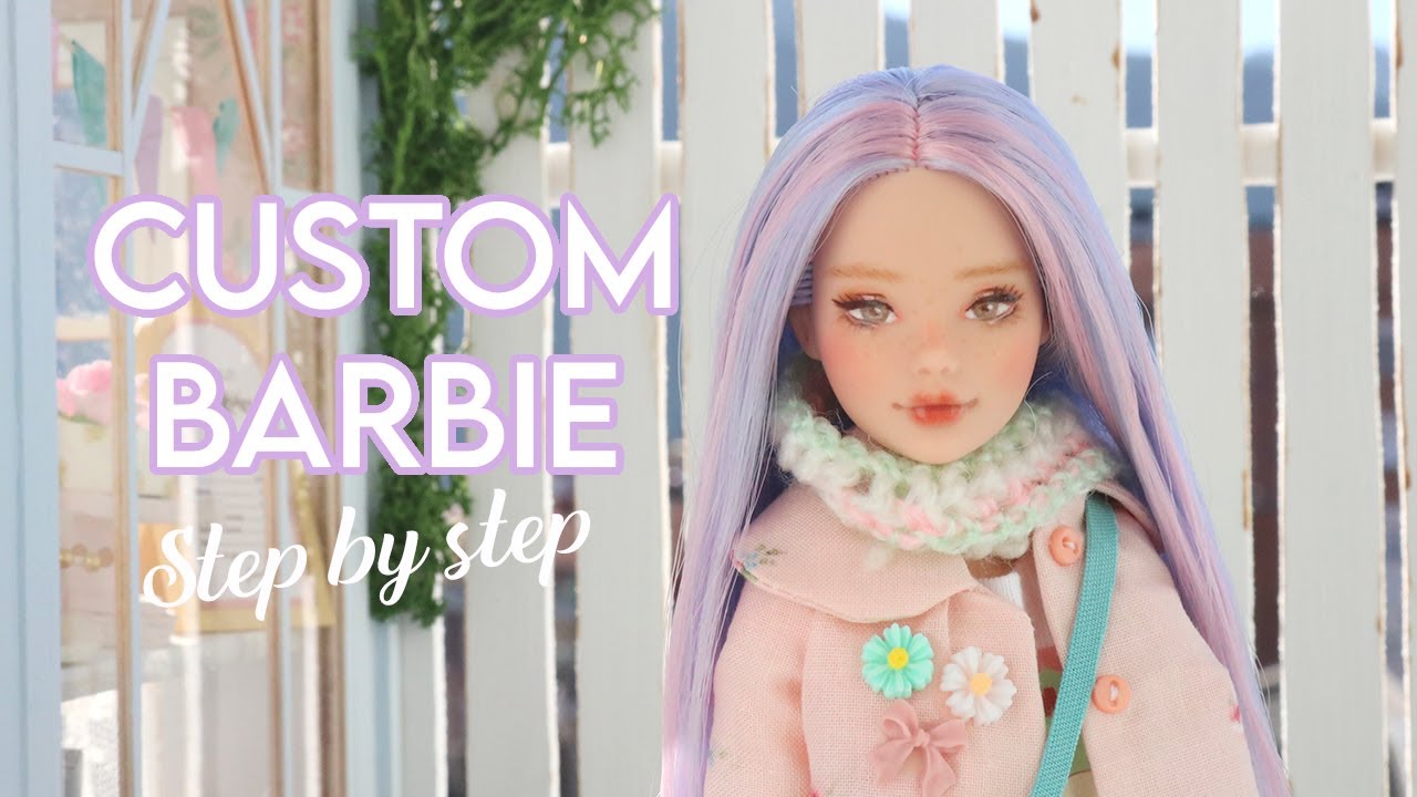 Ooak custom BARBIE ODILE Mermaid mold doll by Nerea Pozo  Custom repaint doll