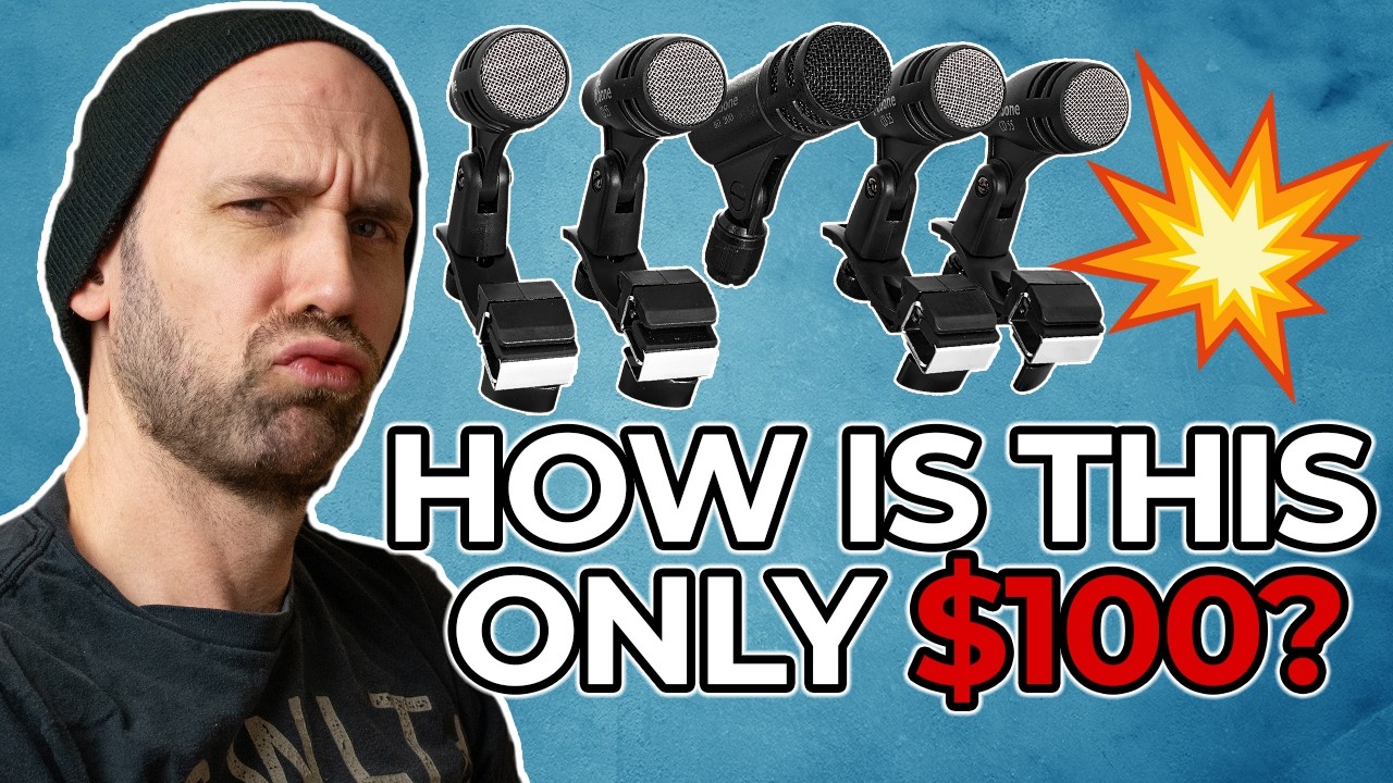 I bought the CHEAPEST DRUM MIC SET and really wanted to HATE it!
