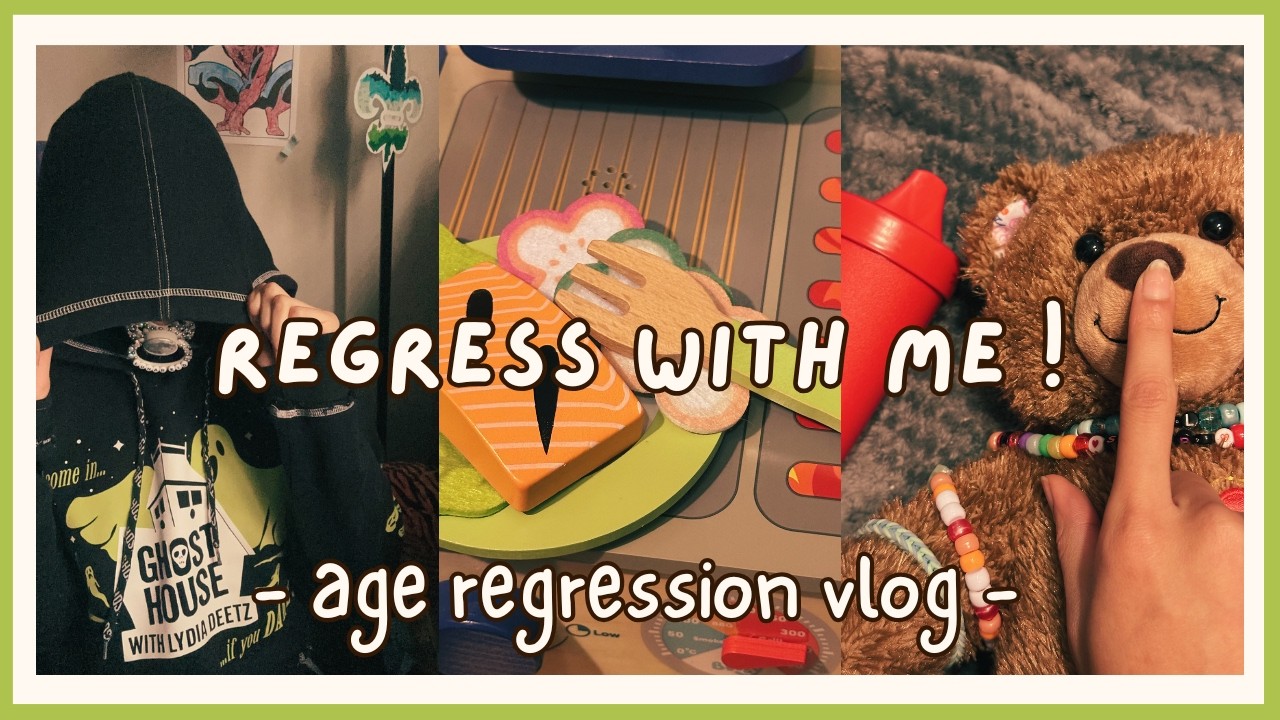 regress with me 🖍️ | sfw agere vlog