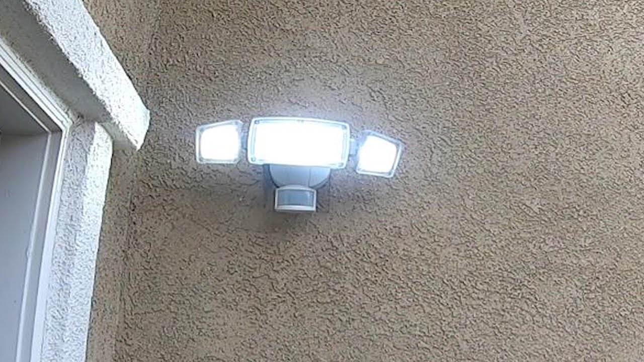 Motion Sensor Floodlight Install