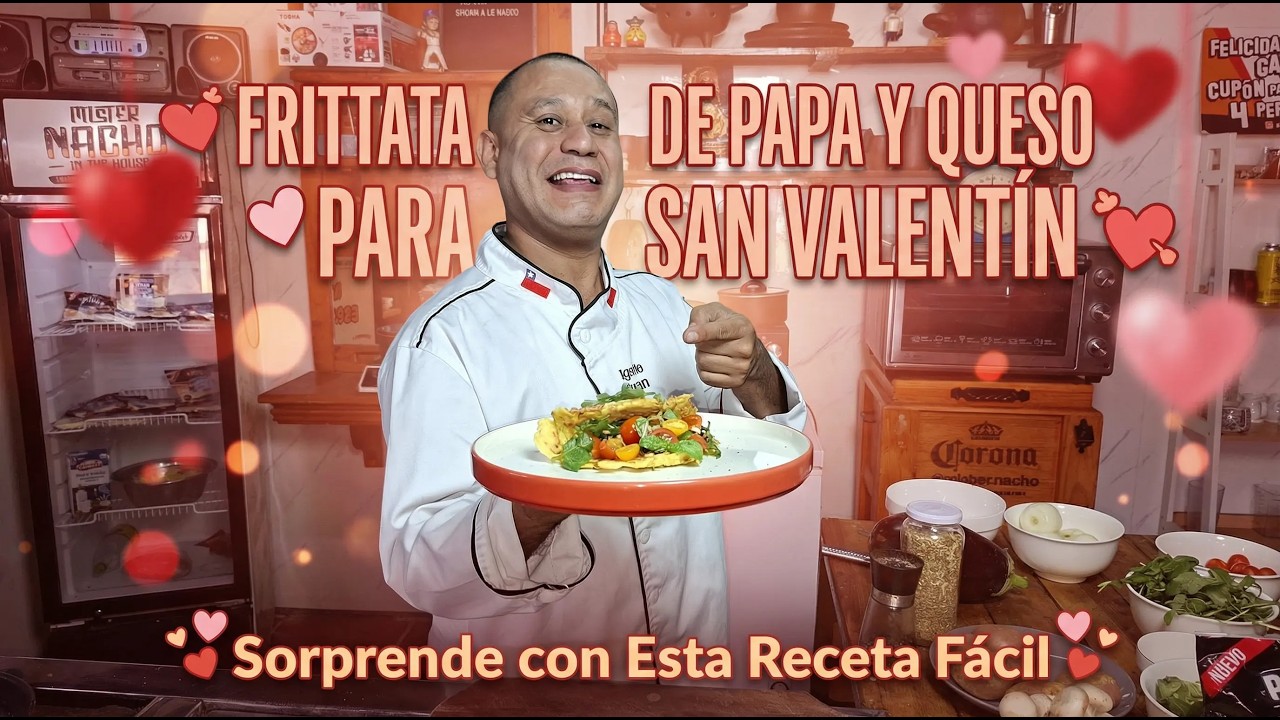 Frittata de Papa y Queso para San Valentín 💘 | Sorprende con Esta Receta Fácil